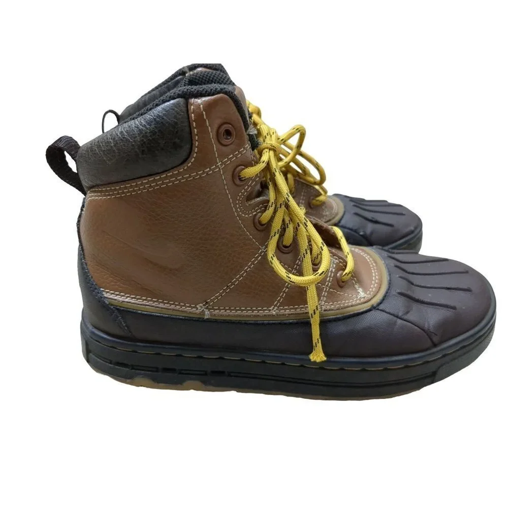 Vintage Nike Woodside‎ ACG Boots Youth 2.5 Brown Lace Up